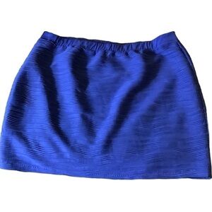 VINTAGE NY Collection Woman Blue Skirt Y2K Size 3X (d)